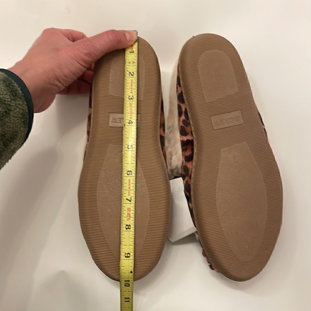J. CREW CALF HAIR MOTIF LEOPARD MOCCASIN.  NEW - Picture 8 of 10